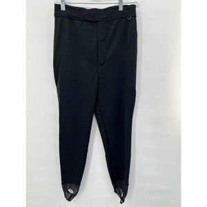 Vintage Roffe Jett Style Stirrup Ski Pants‎ in Black Size 10 Regular